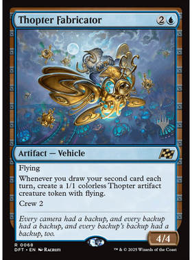 万智牌 扑翼装配机 Thopter Fabricator DFT 英文平/闪卡 金