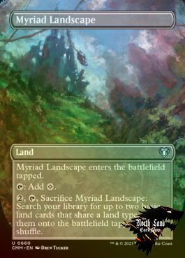 卡牌万智牌繁茂地境英扩画闪美印