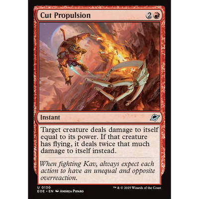 【北境卡牌】万智牌 切断推力 Cut Propulsion EOE 英文 银