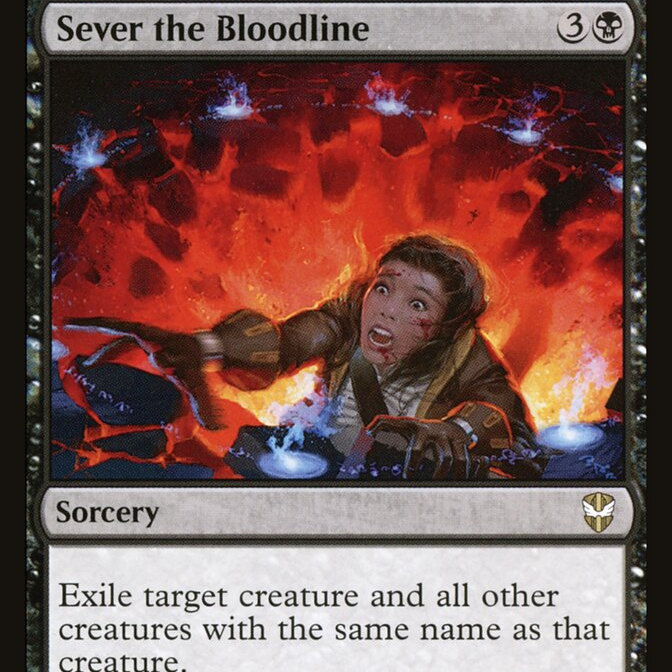 万智牌斩断血脉NCC英文平卡金