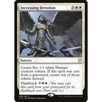 【北境卡牌】万智牌 奉献渐增 Increasing Devotion C19 英文平卡