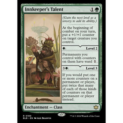 万智牌 旅店主才能 Innkeeper's Talent BLB 英文平/闪卡 金