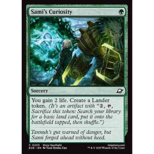【北境卡牌】万智牌 萨米的好奇 Sami's Curiosity EOE 英文 铁