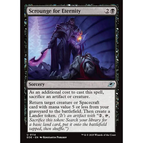 【北境卡牌】万智牌 虚空探宝 Scrounge for Eternity EOE 英文银