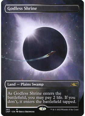 【北境卡牌】万智牌 无神祭祠 Godless Shrine UNF 英文平卡 金