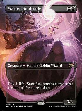 万智牌 摩登新篇3 MH3 繁殖地易魂师 Warren Soultrader 英文无框