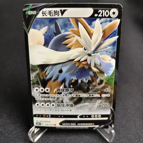 PTCG卡牌简中长毛狗VRR闪100