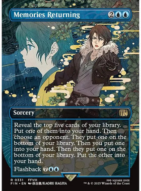 万智牌 回忆重现 Memories Returning FIN 英文异画平/闪卡 金