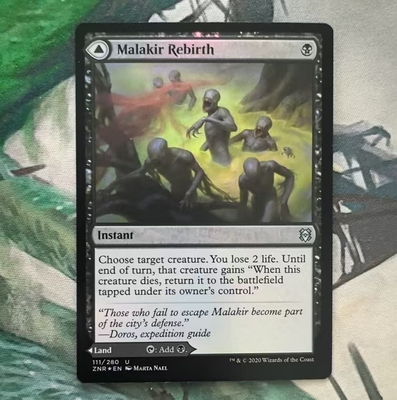 【北境卡牌】万智牌 马拉奇再生 Malakir Rebirth ZNR 英文平闪