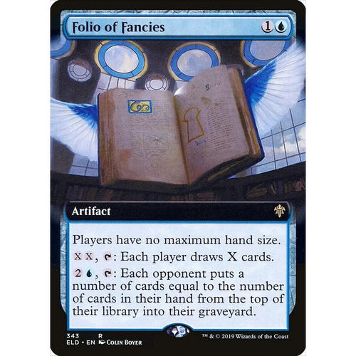 万智牌 奇术巨著 Folio of Fancies ELD 英文扩画平/闪卡 金