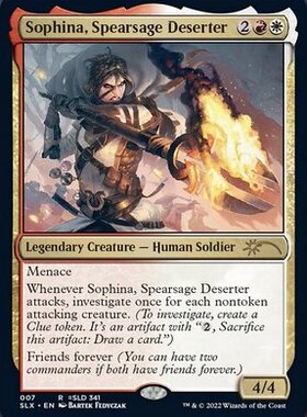 万智牌 长矛贤者逃兵索菲娜 Sophina, Spearsage Deserter LIST