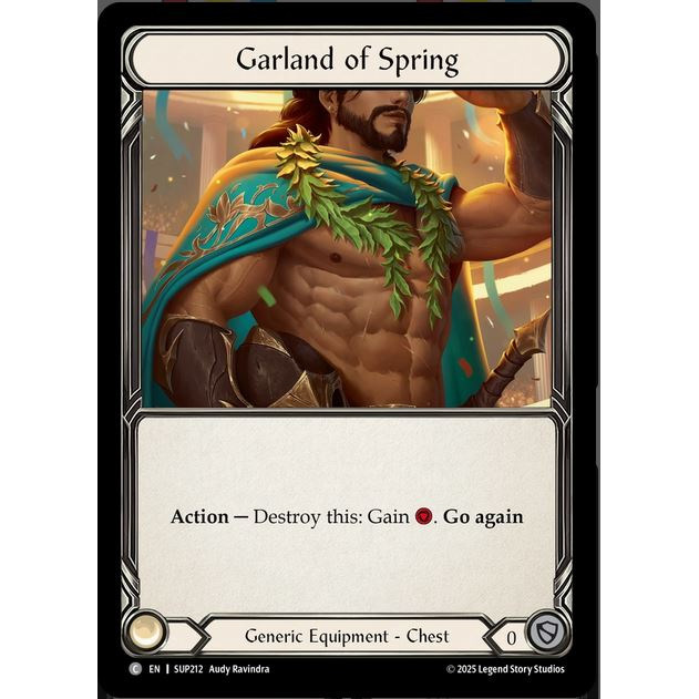 【北境卡牌】赤魂战纪 FAB Garland of Spring SUP 英文平卡 C图片