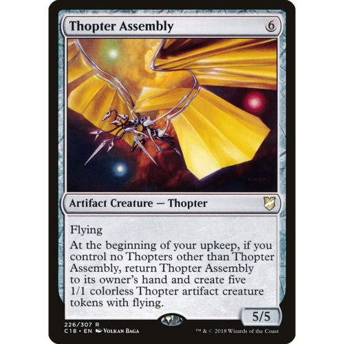 【北境卡牌】万智牌 组装振翼机 Thopter Assembly C18 英文平卡