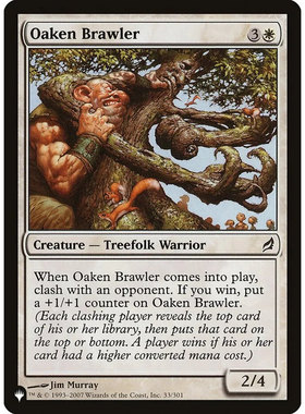 【北境卡牌】万智牌 橡树喧哗兵 Oaken Brawler LIST 英文平卡 铁