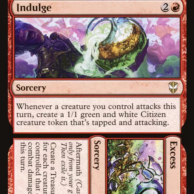 万智牌放纵//无度NCC英文平卡金