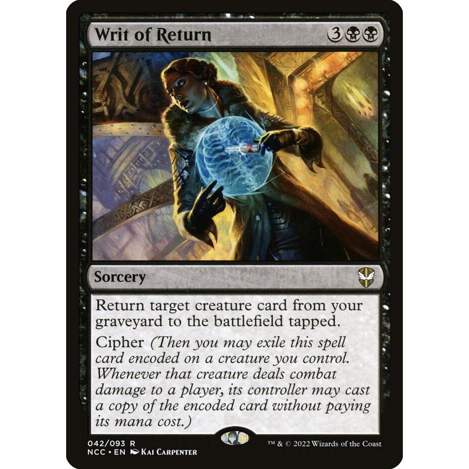 万智牌还复令状NCC英文平卡金