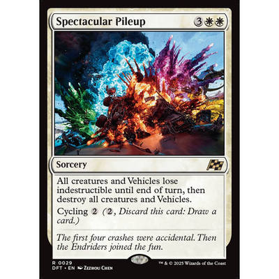 【北境卡牌】万智牌 触目连撞 Spectacular pileup DFT 英文平/闪