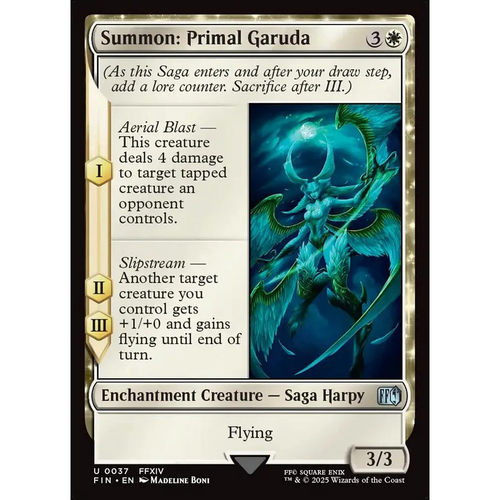 万智牌 召唤：蛮神迦楼罗 Summon: Primal Garuda FIN 英文平/闪