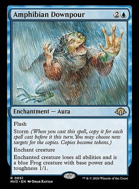 万智牌 摩登新篇3 MH3 天降蛙人 Amphibian Downpour中英文日印平