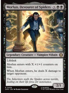 蜘蛛吞噬者魔伦 Morlun, Devourer of Spiders SPM 英文平/闪卡