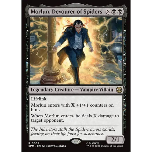 蜘蛛吞噬者魔伦 Morlun, Devourer of Spiders SPM 英文平/闪卡