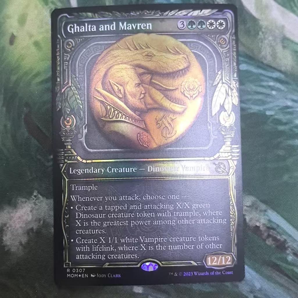 万智牌 戈厄塔与马仁 Ghalta and Mavren MUL 英文异画闪