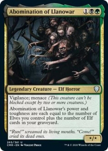 万智牌 罗堰憎恶兽 Abomination of Llanowar CMR 中/英文 平/闪