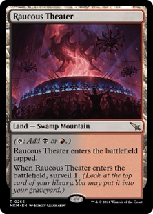 万智牌 喧闹剧院 Raucous Theater 简中/英文平 MKM 卡洛夫庄园