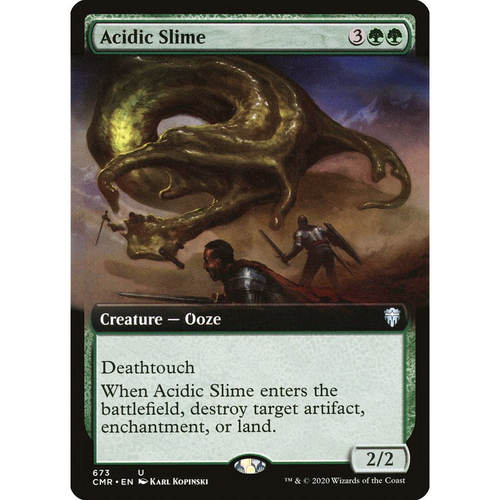 【北境卡牌】万智牌 酸液黏菌 Acidic Slime CMR 英文扩画平/闪卡