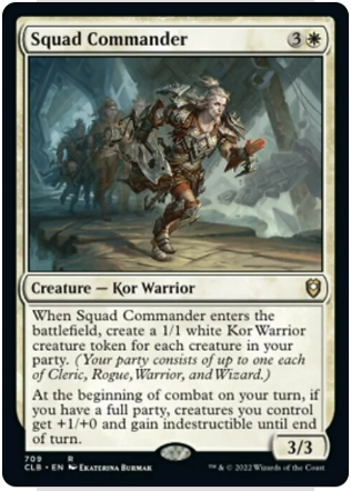 【北境卡牌】万智牌 小队指挥官squad commander英文 clb博德之门