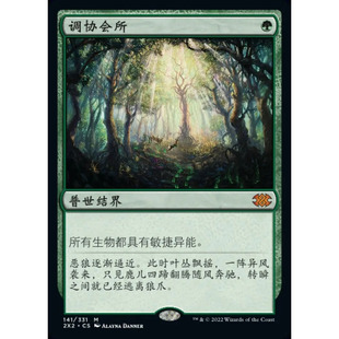 万智牌 调协会所 Concordant Crossroads 2X2 中/英文 平/闪卡