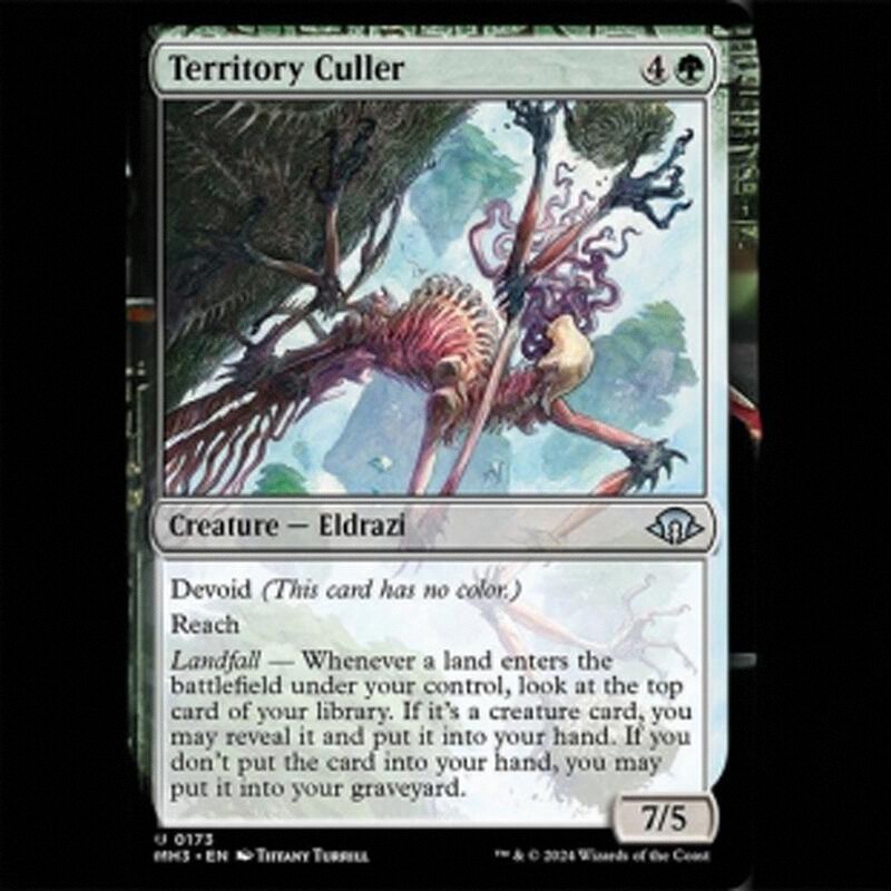 万智牌领地绞杀体MH3英文平卡银