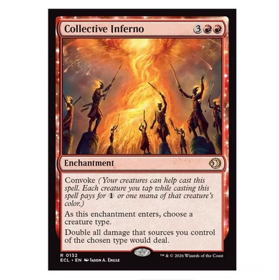 卡牌万智牌集力狱火英文日印