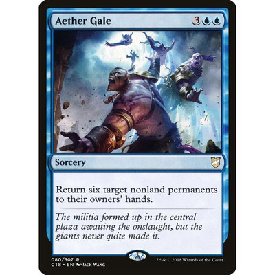 【北境卡牌】万智牌 乙太狂风 Aether Gale C18 英文平卡 金
