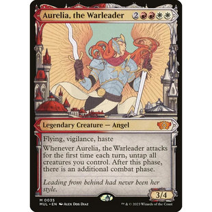 万智牌 战领欧瑞梨 Aurelia, the Warleader MUL中/英文 平/闪卡