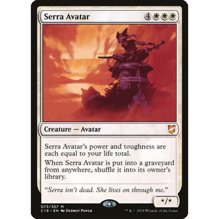 【北境卡牌】万智牌 撒拉圣者 Serra Avatar C18 英文平卡 秘稀