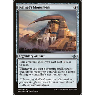 刻法涅紀念碑 英文平 萬智牌 Monument AKH 北境卡牌 Kefnet