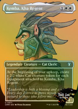 万智牌摄政狮王肯芭英扩画闪美印