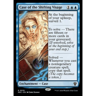 【北境卡牌】万智牌 Case of the Shifting Visage MKC 英文平卡
