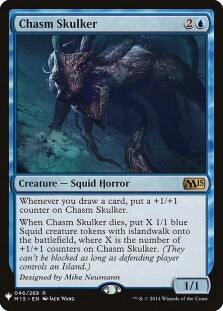 【北境卡牌】万智牌 深峡潜怪 Chasm Skulker MB1 英文平卡 金