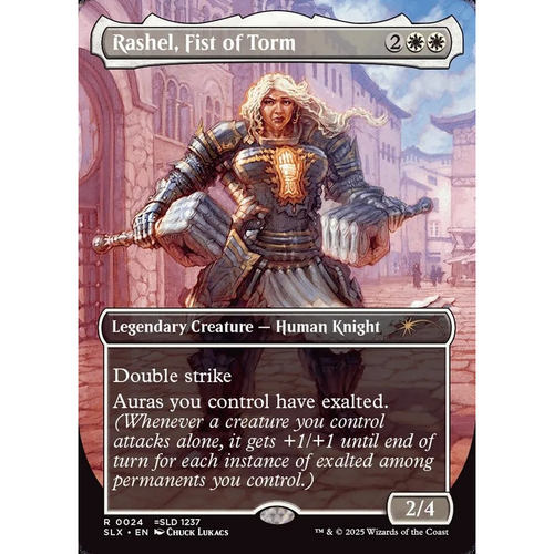 【北境卡牌】万智牌 Rashel, Fist of Torm PRM 英文平卡 金