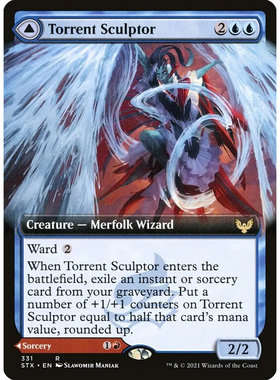 【北境卡牌】万智牌 奔流塑师 Torrent Sculptor STX 英/日文扩画