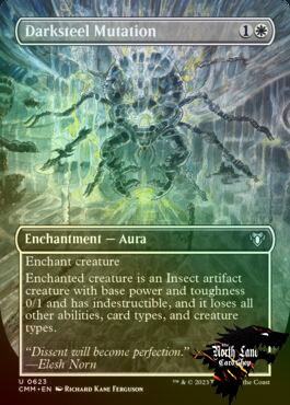 万智牌玄铁异变英扩画闪美印