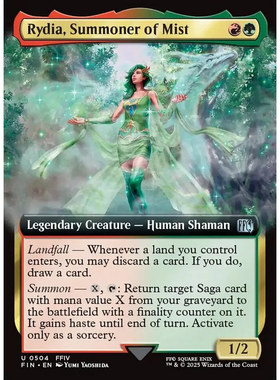 万智牌 迷雾召唤师莉迪亚 Rydia, Summoner of Mist FIN 英文扩画