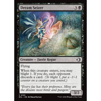 【北境卡牌】万智牌 ECL 攫梦客 Dream Seizer 英文平/闪卡 铁