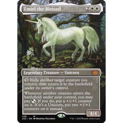 万智牌 受福的埃米尔 Emiel the Blessed 2X2 英文异画平卡 金