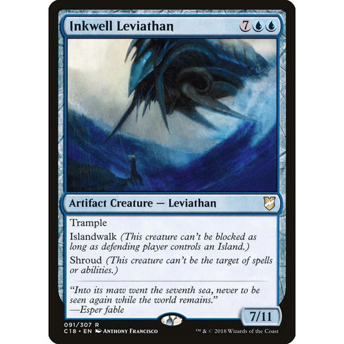 【北境卡牌】万智牌 墨涌海怪 Inkwell Leviathan C18 英文平 金