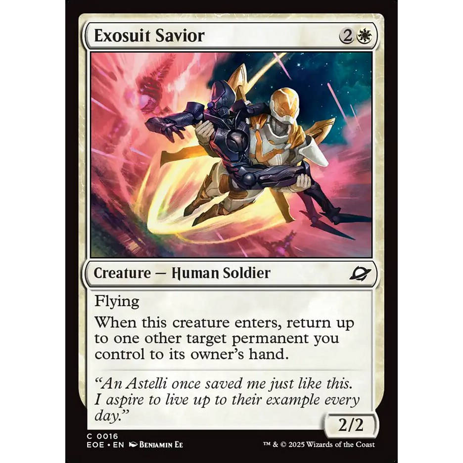 【北境卡牌】万智牌 外骨甲救星 Exosuit Savior EOE 英文 铁