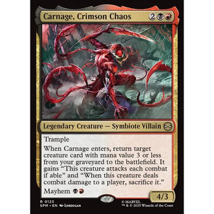 万智牌 血腥狂乱屠杀 Carnage, CrimsonChaos SPM 英文平/闪卡 金