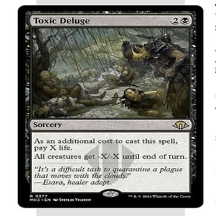 万智牌 摩登新篇3 MH3 毒雨倾盆 Toxic Deluge 中英文日印平 金